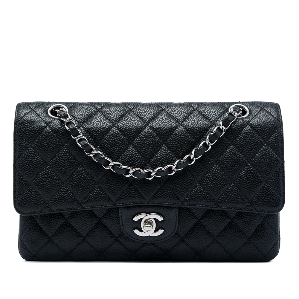 Pre-Loved Chanel Medium Classic Caviar Double Flap